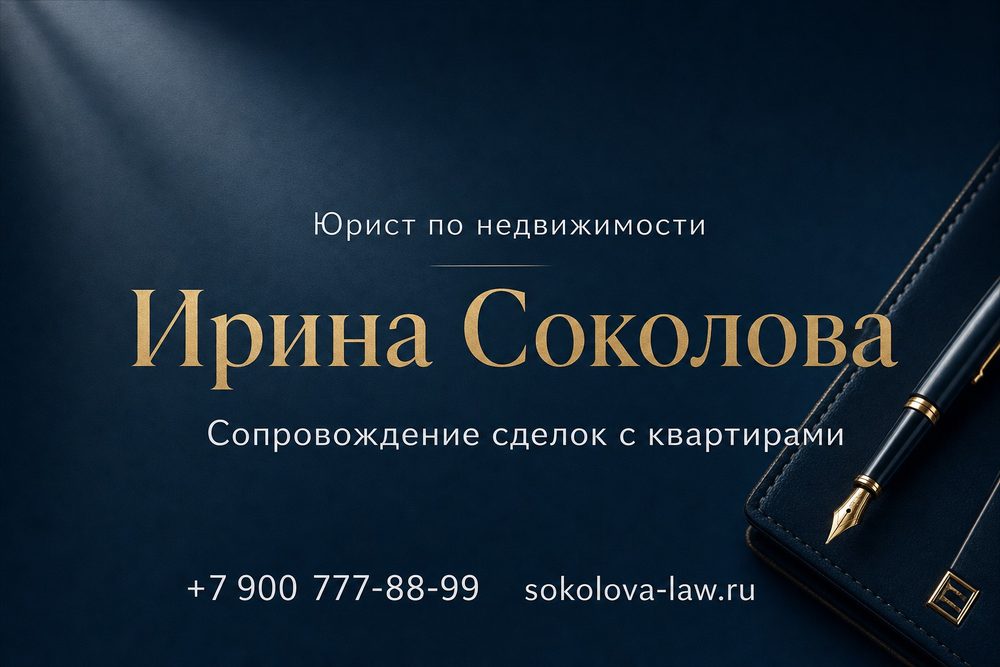 Визитка: юрист по недвижимости